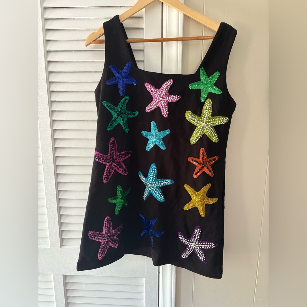 QUEEN OF SPARKLES starfish dress